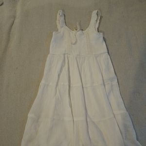 🦋Girls white casual dress
